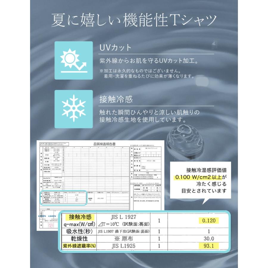 Tシャツ レディース カットソー トップス プリントTシャツ 半袖 接触冷感 UVカット 日焼け対策 紫外線対策 春夏[mb] | Re:EDIT | 11