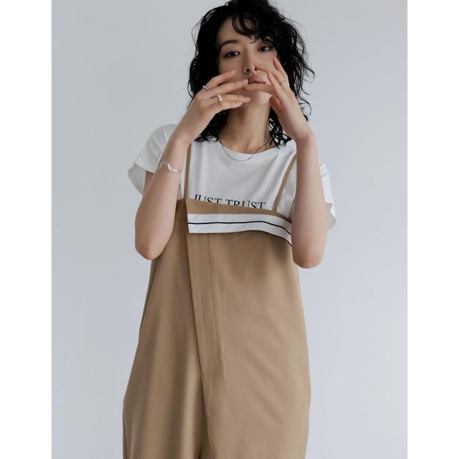 バーバリーブルーレーベル　サロペット　サイズＳからM相当　ベージュ系 Re:EDIT（リエディ） サロペット レディース オールインワン