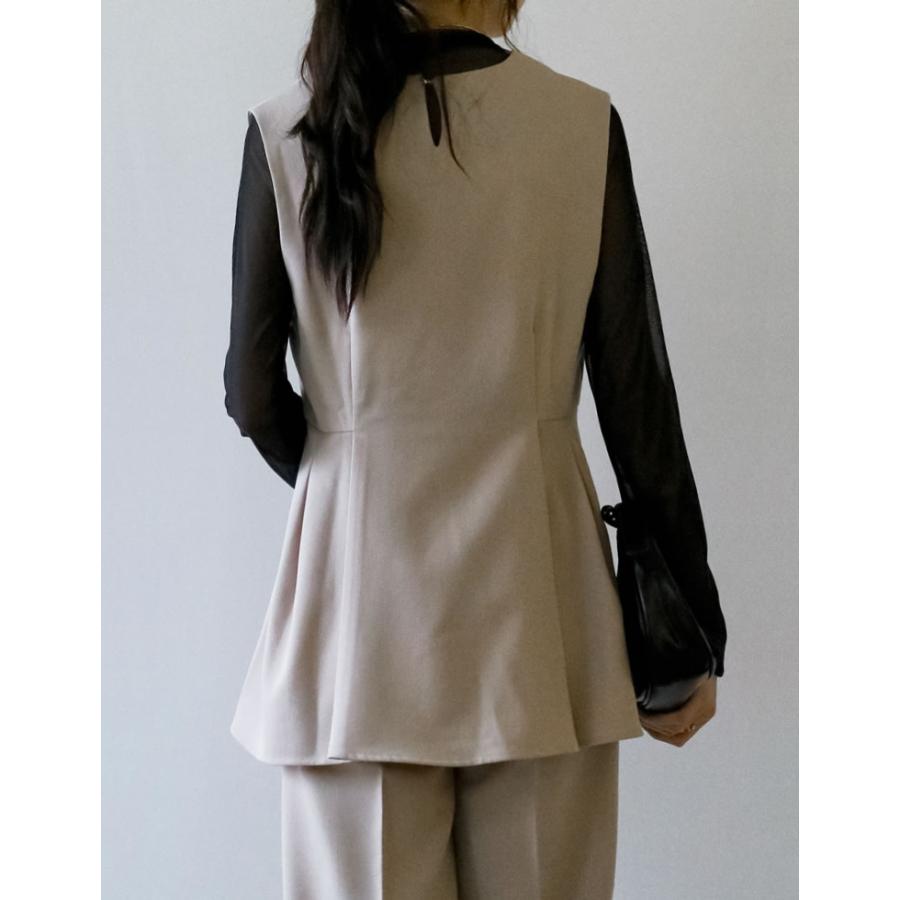 Re:EDIT（リエディ） ベスト レディース トップス ペプラムトップス