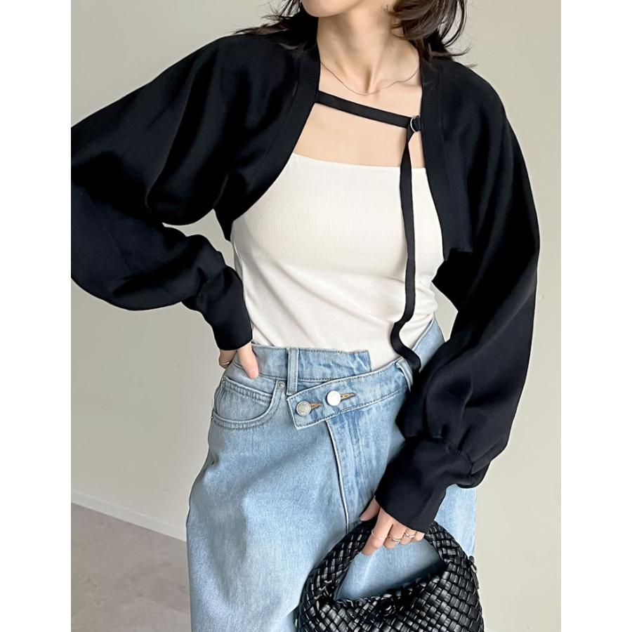 Re:EDIT ボレロ レディース カーディガン トップス 羽織り