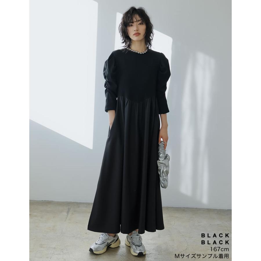 Re:EDIT 春ワンピ レディース パワーショルダー ワンピース Re:EDIT 春ワンピ レディース パワーショルダー ワンピース