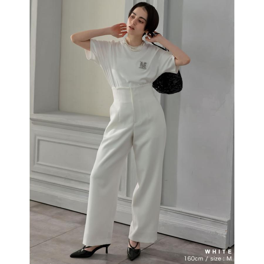 Tシャツ レディース トップス カットソー ロゴT  ビジュー 半袖 速乾 吸水 UVカット 紫外線カット 2025春夏 | Re:EDIT | 15