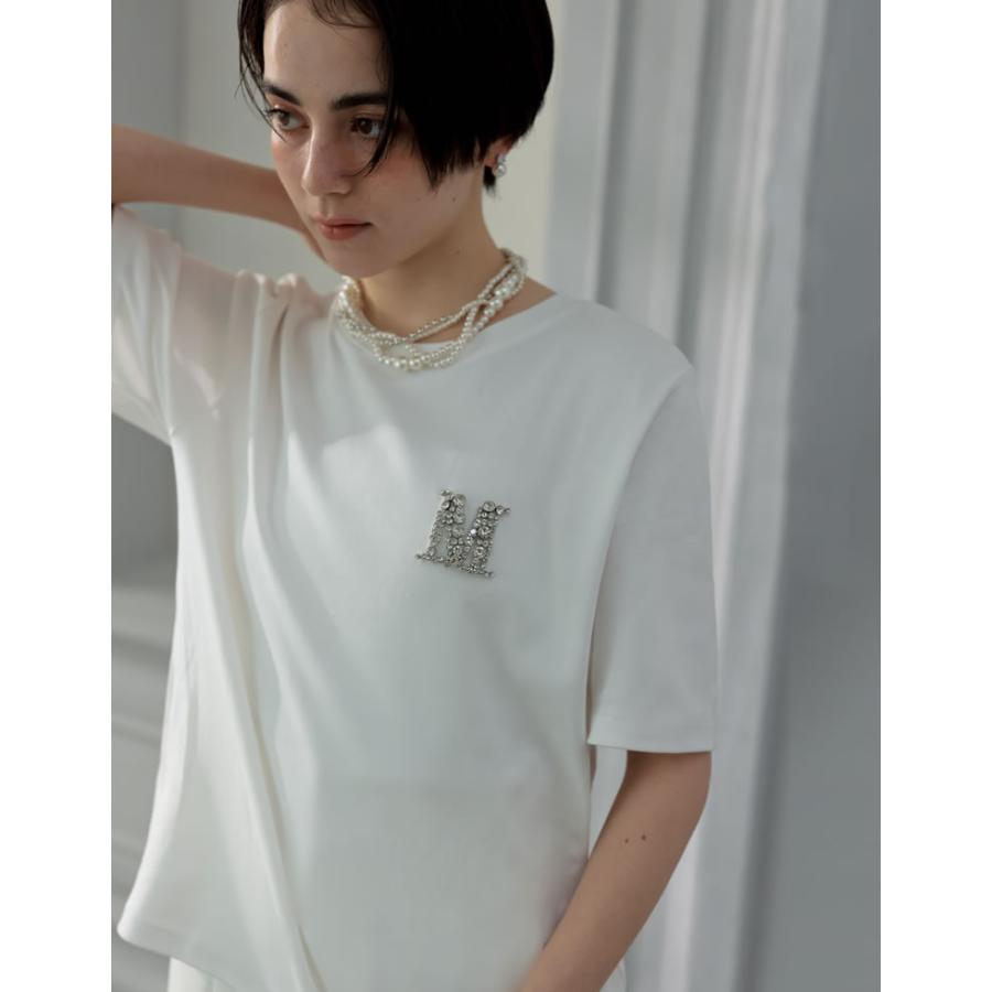 Tシャツ レディース トップス カットソー ロゴT  ビジュー 半袖 速乾 吸水 UVカット 紫外線カット 2025春夏 | Re:EDIT | 18