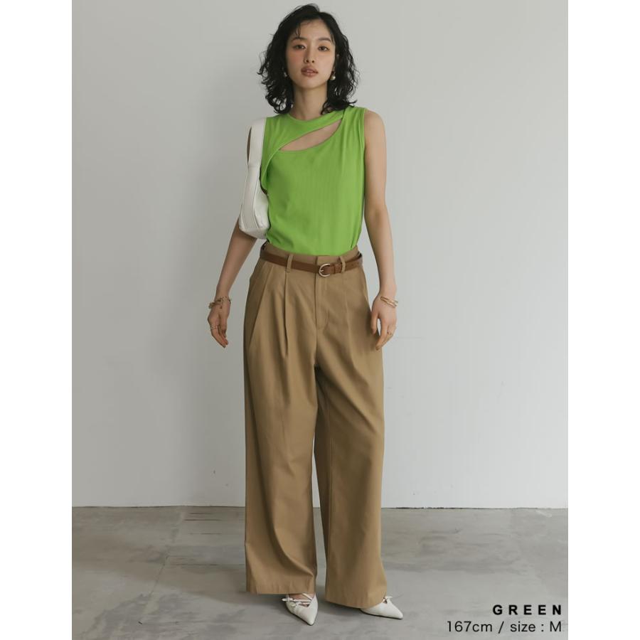 Re:EDIT（リエディ） タンクトップ トップス レディース 4色 M/L