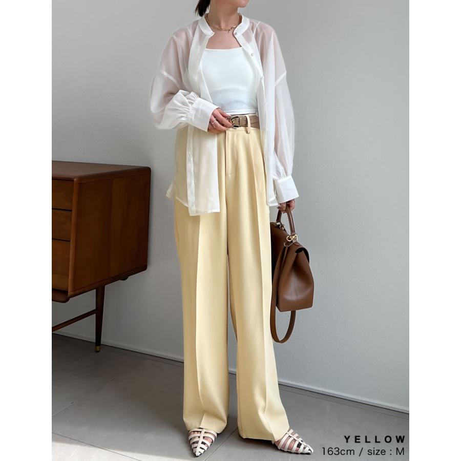 Re:EDIT（リエディ） パンツ レディース スラックス ワイドパンツ