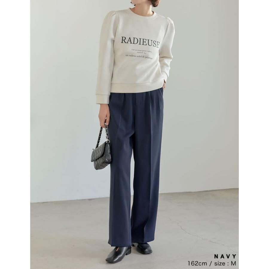 Re:EDIT（リエディ） パンツ レディース スラックス ワイドパンツ