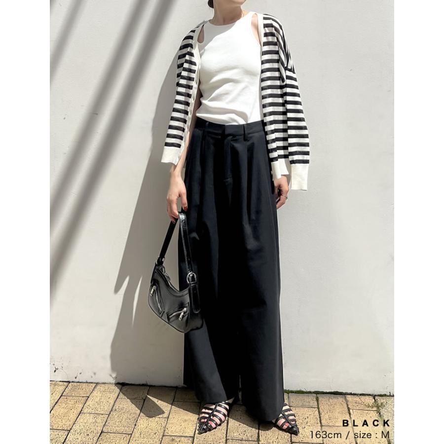 Re:EDIT コットンパンツ レディース ワイドパンツ ルーズパンツ Re:EDIT コットンパンツ レディース ワイドパンツ ルーズパンツ