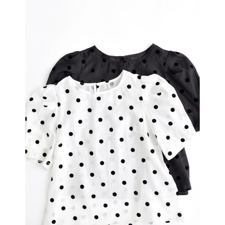 ⭐️tomoさん専用⭐️SALLURE POIS ドットブラウス 138955_r1.jpg