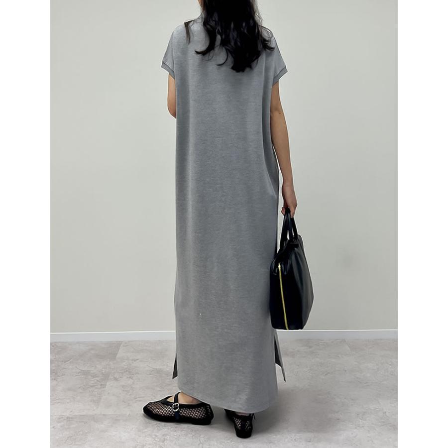 Re:EDIT（リエディ） ワンピース 体型カバー 半袖 レディース 3色 低