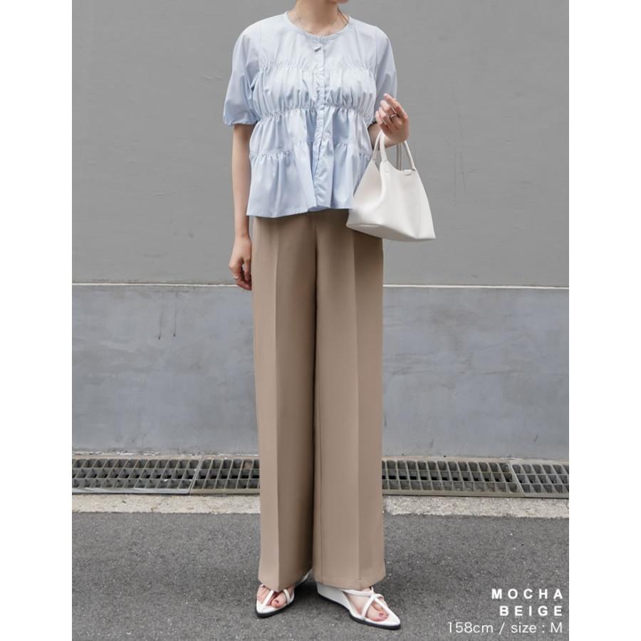 Re:EDIT（リエディ） パンツ ジップパンツ レディース 低身長 高身長