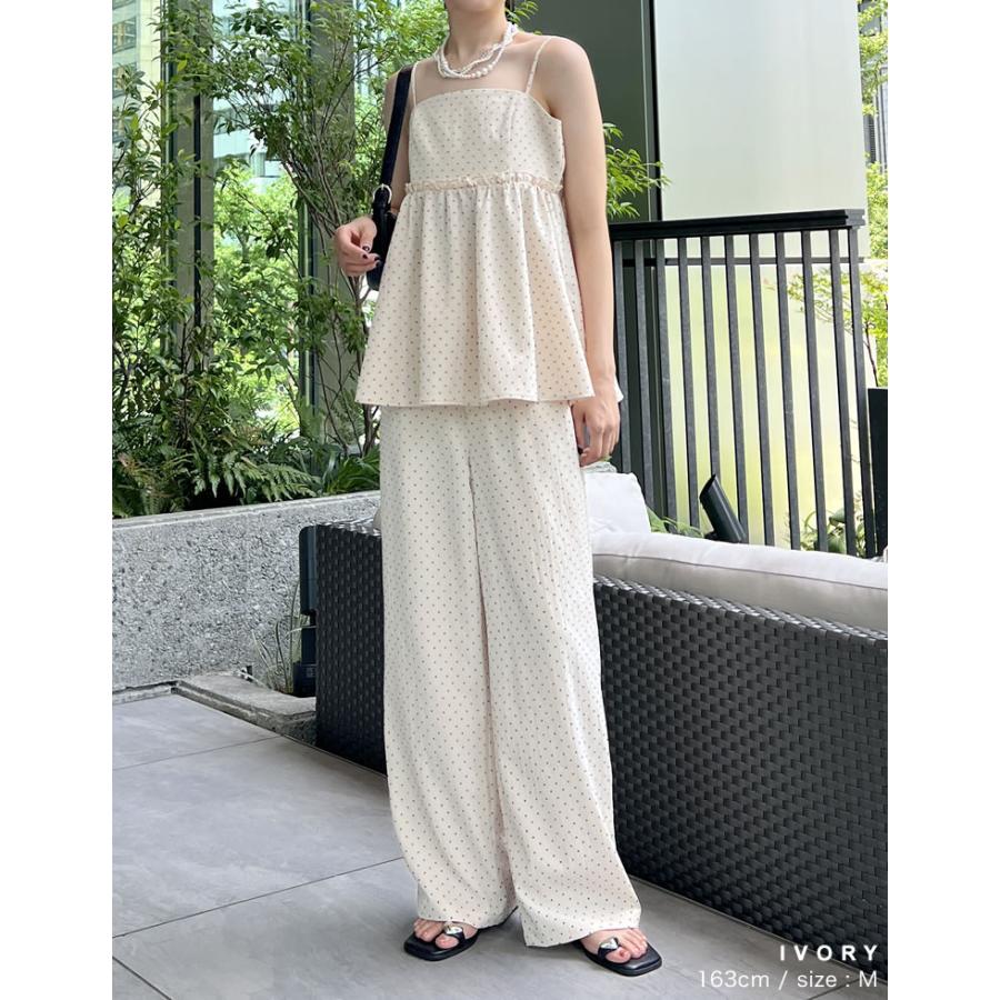 Re:EDIT パンツ レディース ボトム フルレングス ストレート