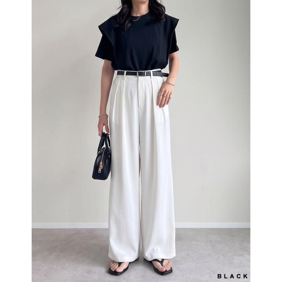 Tシャツ レディース トップス カットソー 半袖 接触冷感 UVカット 日焼け対策 紫外線対策 春夏[mb] | Re:EDIT | 14