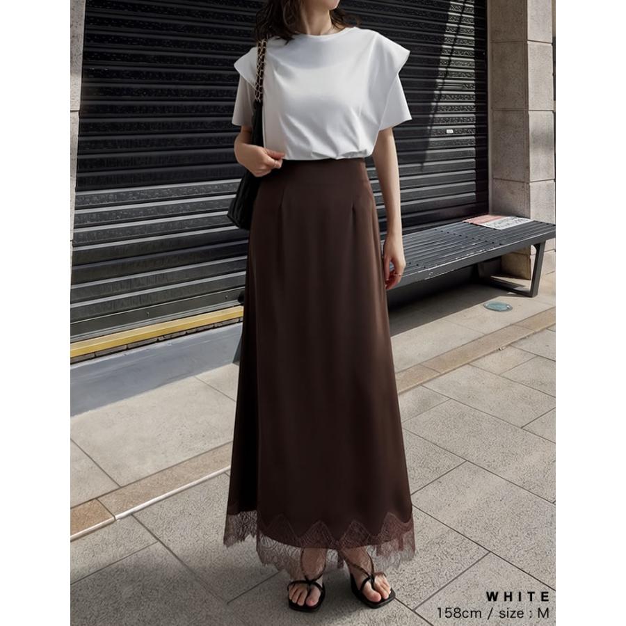 Tシャツ レディース トップス カットソー 半袖 接触冷感 UVカット 日焼け対策 紫外線対策 春夏[mb] | Re:EDIT | 18