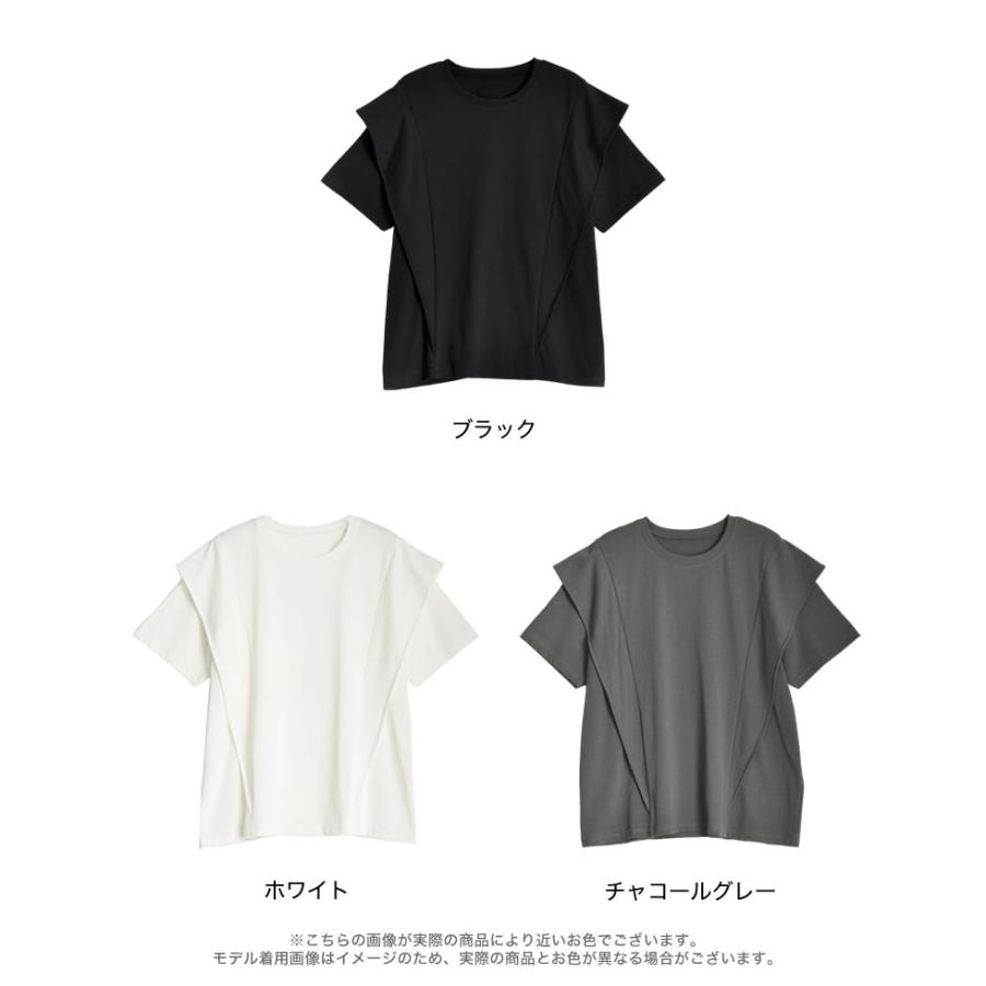 Tシャツ レディース トップス カットソー 半袖 接触冷感 UVカット 日焼け対策 紫外線対策 春夏[mb] | Re:EDIT | 20