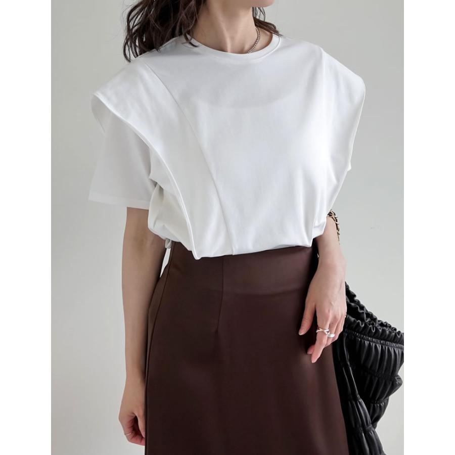 Tシャツ レディース トップス カットソー 半袖 接触冷感 UVカット 日焼け対策 紫外線対策 春夏[mb] | Re:EDIT | 07