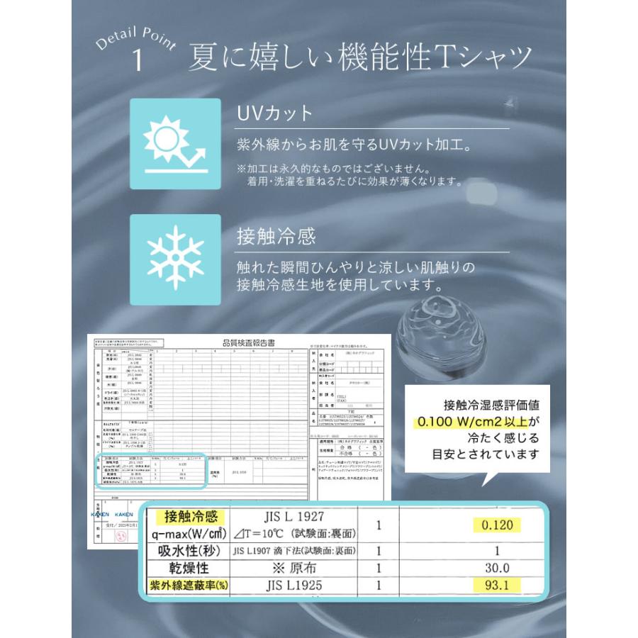 Tシャツ レディース トップス カットソー 半袖 接触冷感 UVカット 日焼け対策 紫外線対策 春夏[mb] | Re:EDIT | 10