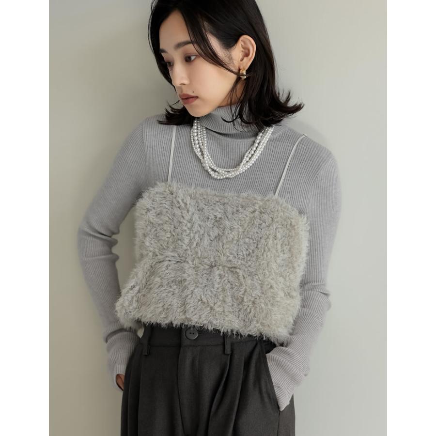 Ameri vintage❤︎ファービスチェニット Ameri VINTAGE - Ameri vintage❤︎ファービスチェニットの通販 by