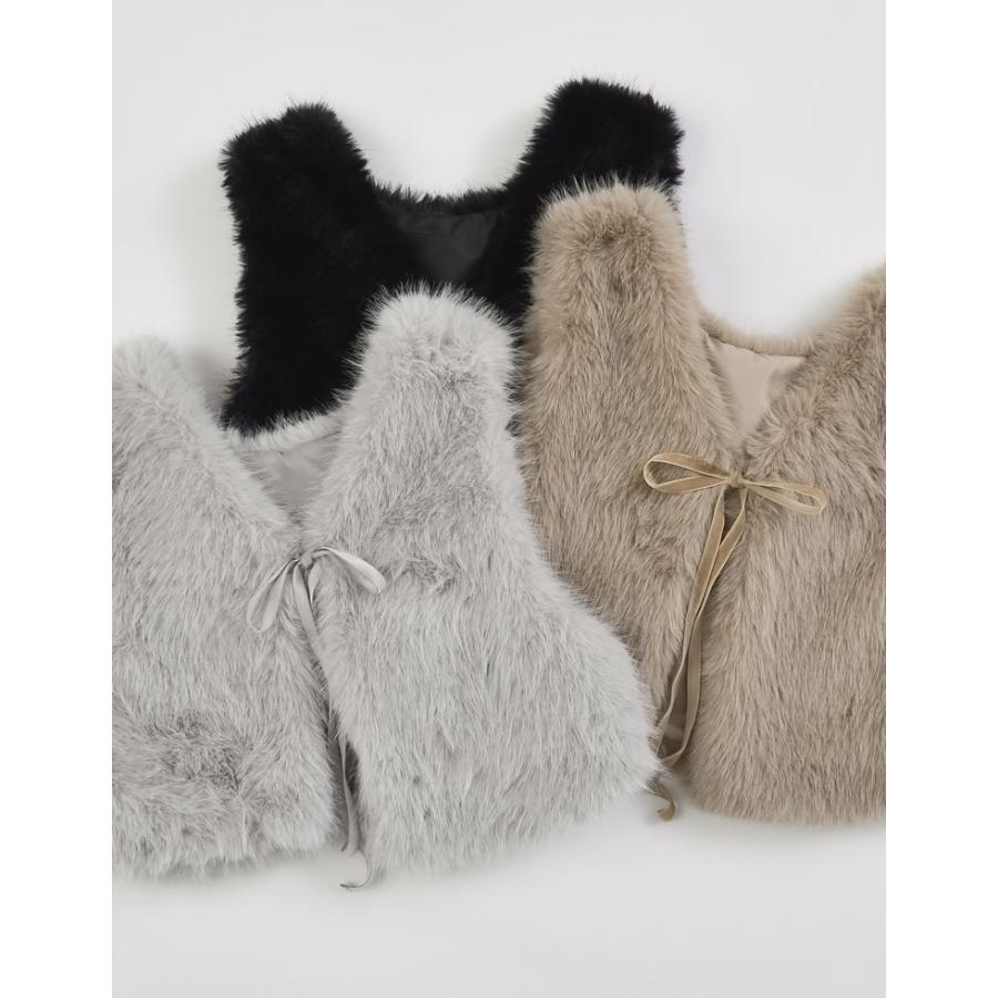 Re:EDIT（リエディ） ファーベスト ジャケット アウター ベスト