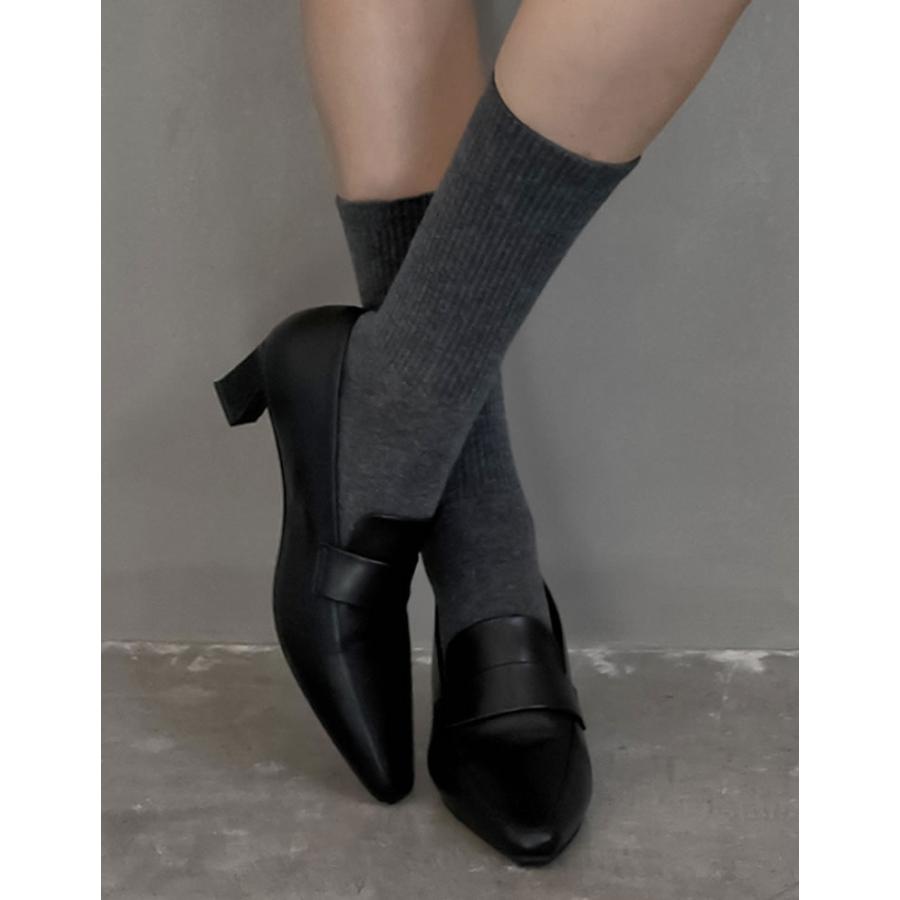 Re:EDIT（リエディ） ローファー ポインテッドトゥ シューズ