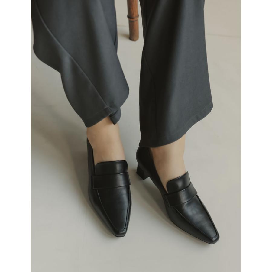 Re:EDIT（リエディ） ローファー ポインテッドトゥ シューズ