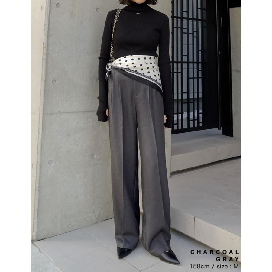 Re:EDIT（リエディ） パンツ ワイド レディース 4色 低身長 高身長