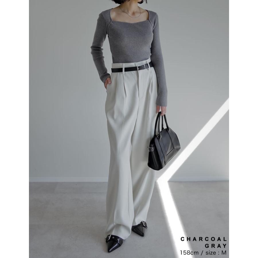 Re:EDIT（リエディ） ニット トップス 長袖 レディース 7色 M/L ハート