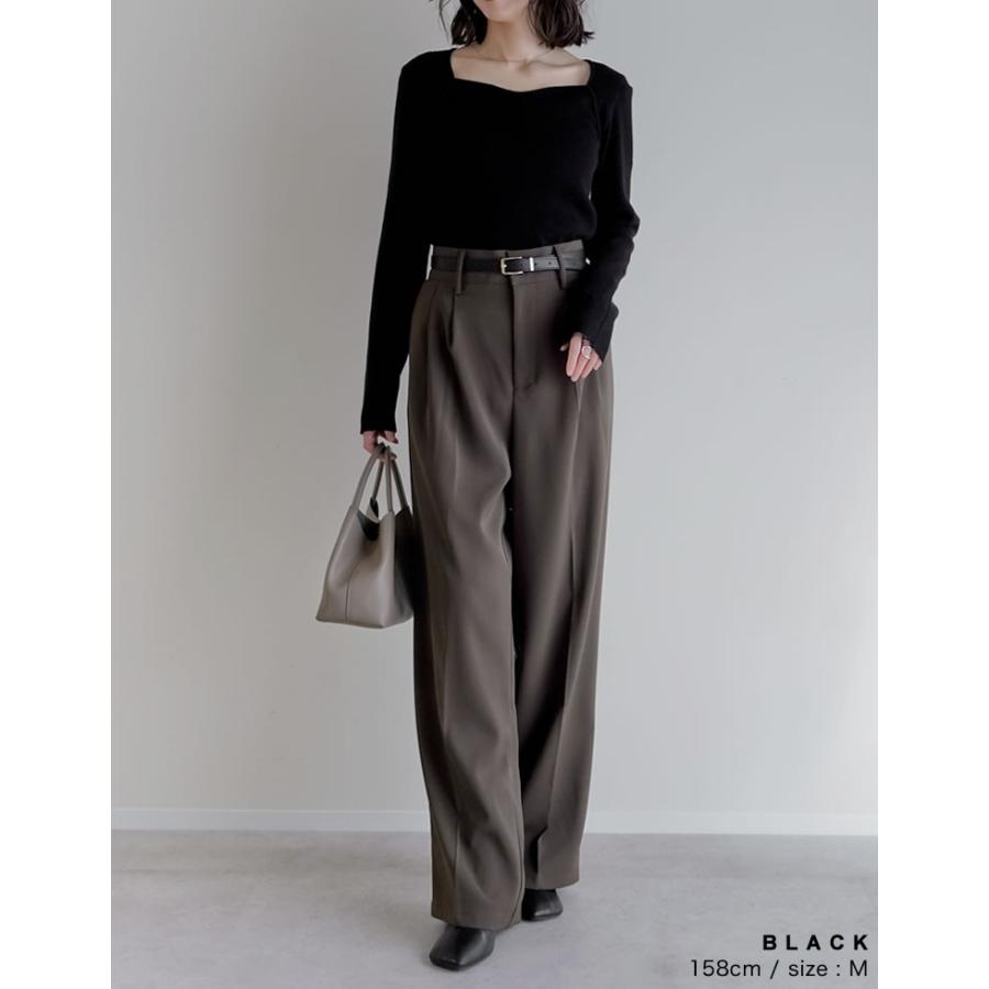 Re:EDIT（リエディ） ニット トップス 長袖 レディース 7色 M/L ハート