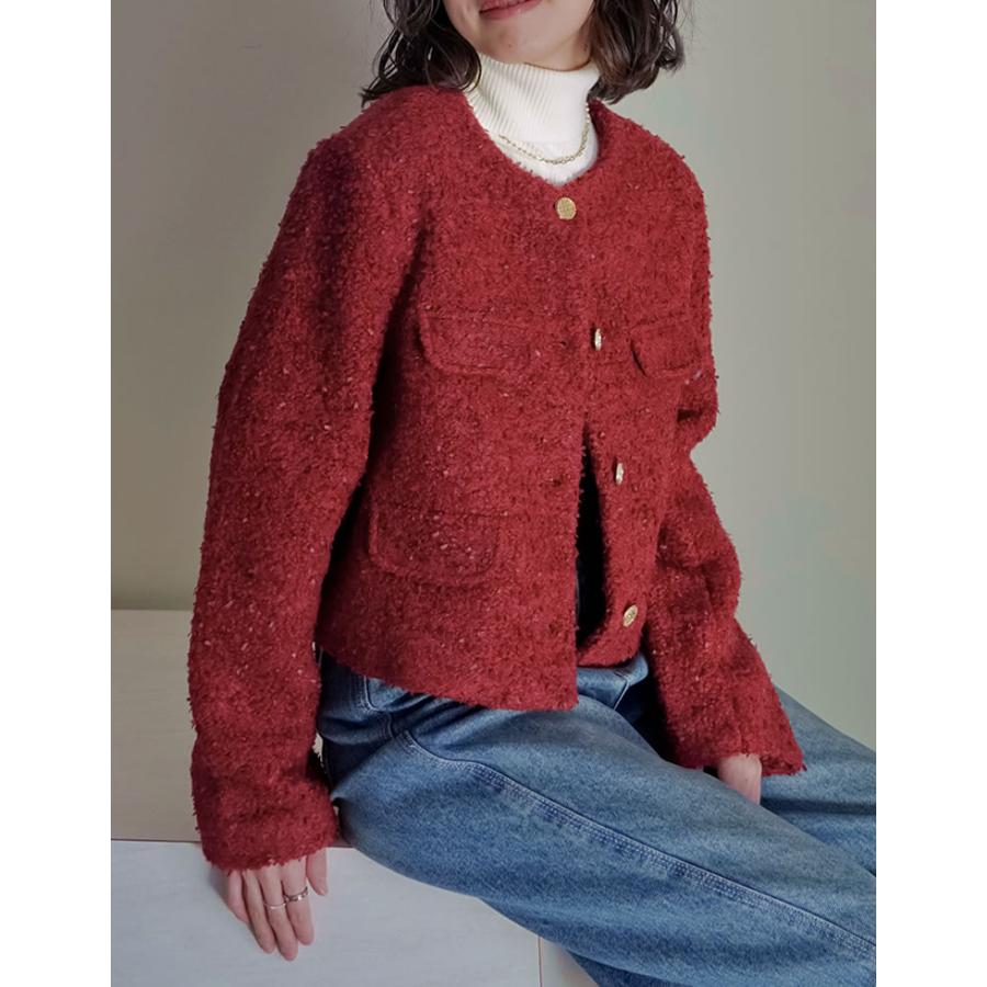 Re:EDIT（リエディ） ジャケット ショート丈 アウター レディース 5色