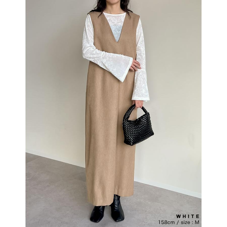 Re:EDIT（リエディ） ベロアトップス レディース 長袖 プルオーバー