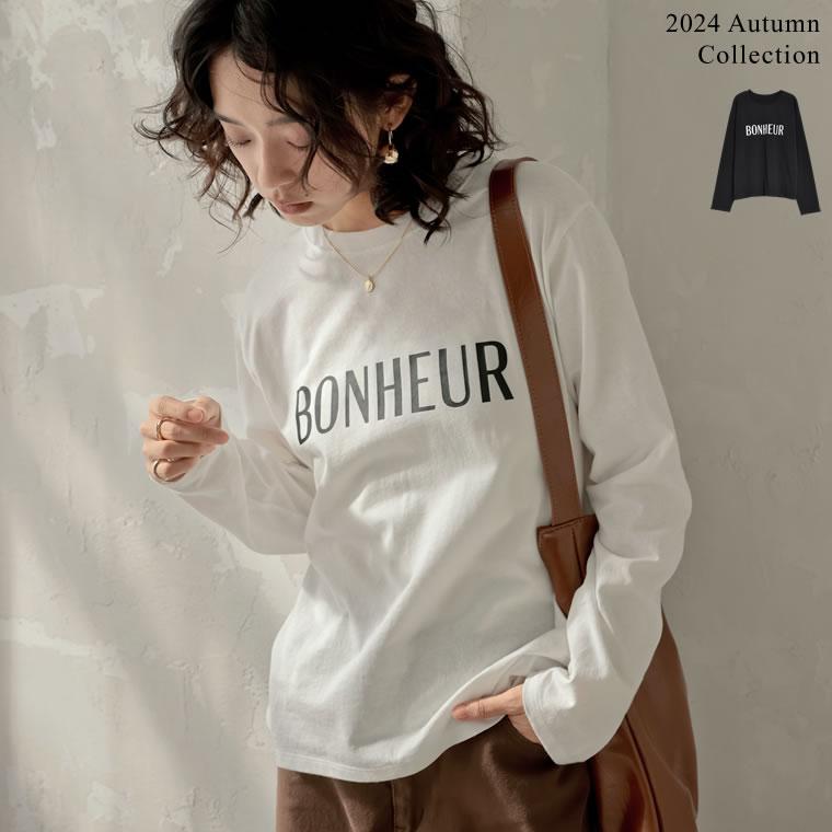 Re:EDIT（リエディ） トップス レディース Tシャツ ロンT ロゴ 長袖