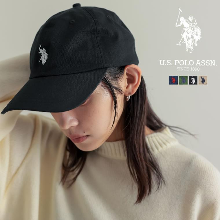 キャップ レディース 帽子 ワンポイント刺繍  U.S. POLO ASSN. ユーエスポロアッスン コラボ ポロ スポーティ 2024秋冬 | Re:EDIT