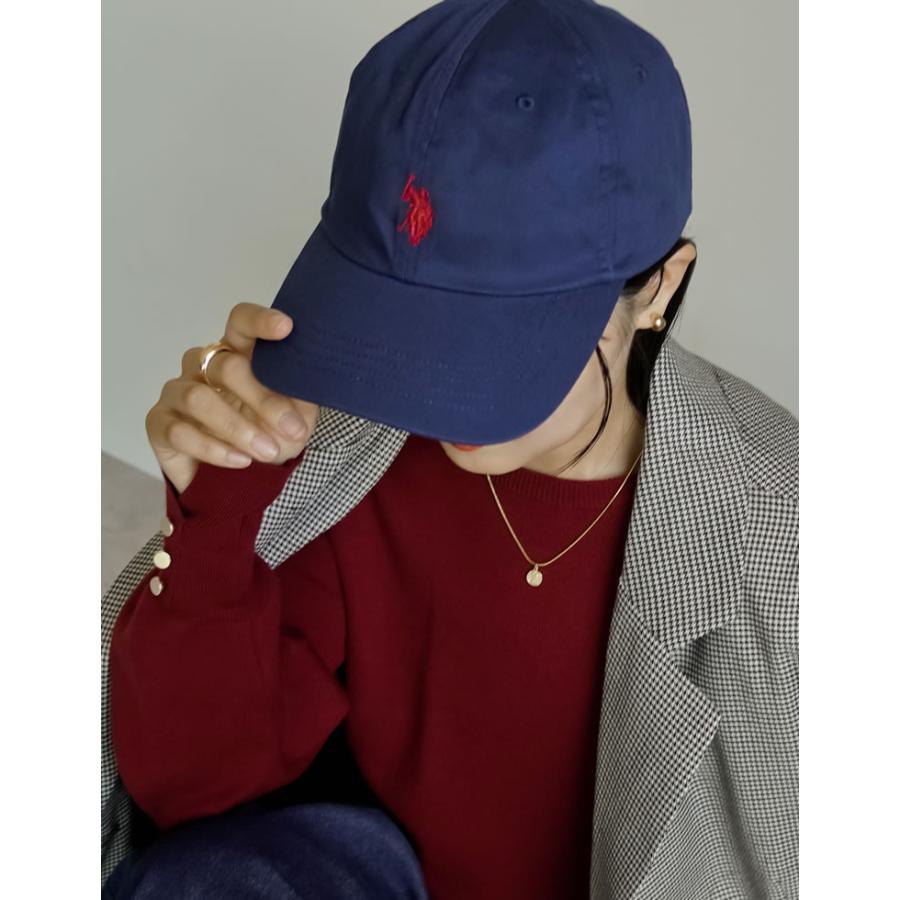 キャップ レディース 帽子 ワンポイント刺繍  U.S. POLO ASSN. ユーエスポロアッスン コラボ ポロ スポーティ 2024秋冬 | Re:EDIT | 07