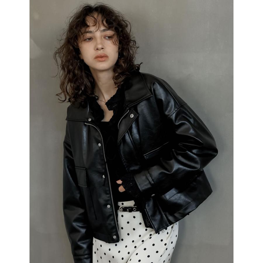 Re:EDIT（リエディ） ジャケット アウター レディース 2色 M/L レザー