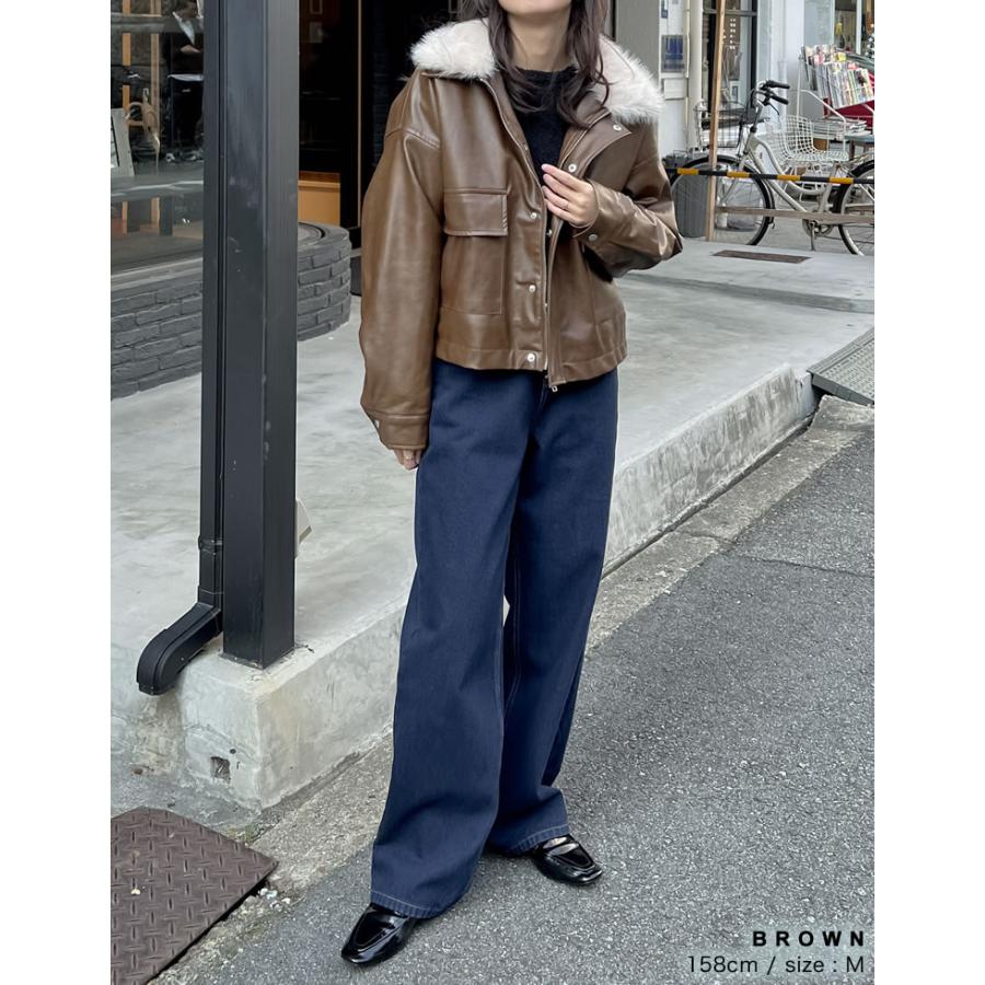 Re:EDIT（リエディ） ジャケット アウター レディース 2色 M/L レザー