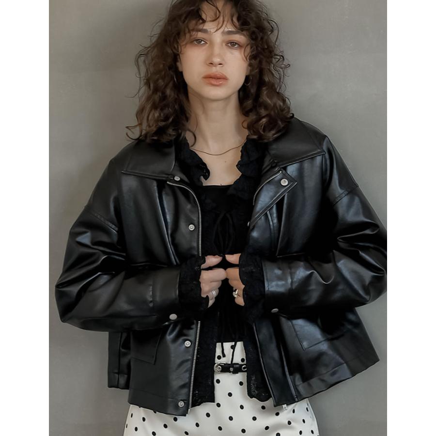 エラディエ　ジャケット Re:EDIT（リエディ） ジャケット アウター レディース 2色 M/L レザー