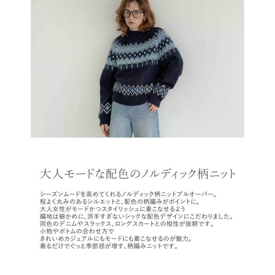 ヴィンテージ ネイビー ブルー 総柄 レトロ デザイン ニット セーター VINTAGE ニット セーター 「ヴィンテージ古着」80s Dana Scott