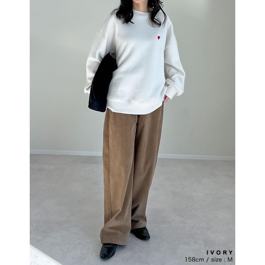 Re:EDIT（リエディ） トップス レディース 裏起毛 スウェット ワン