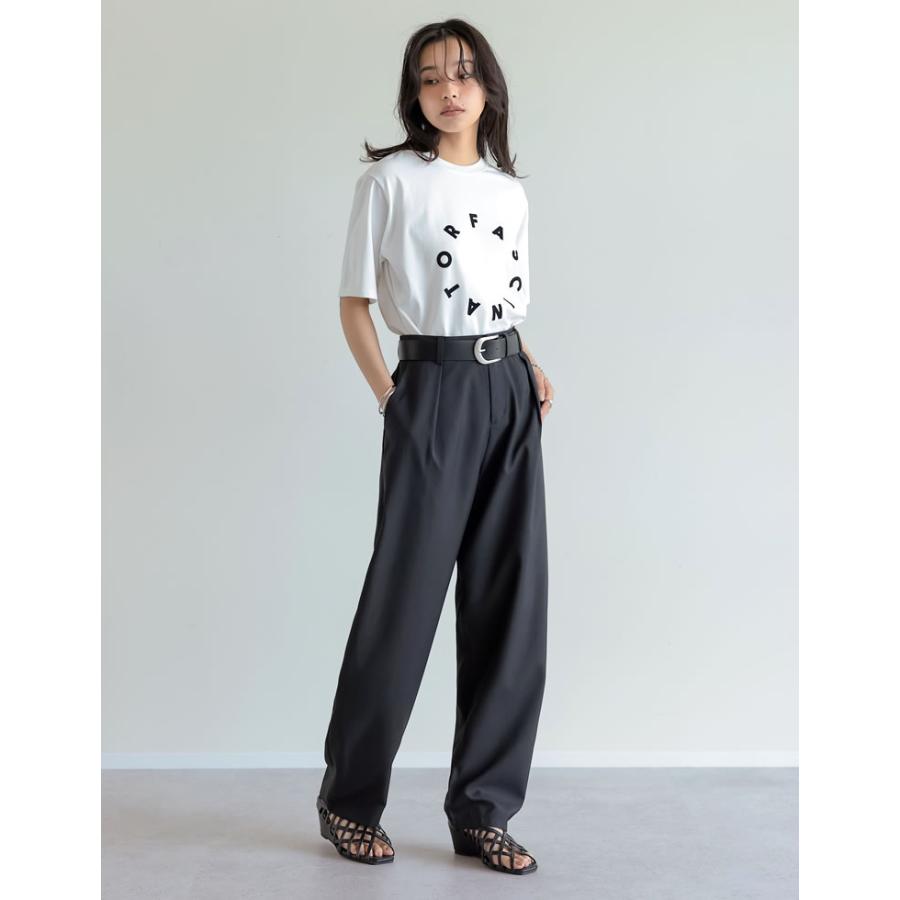 Tシャツ レディース トップス 半袖 カットソー 丸首 接触冷感 ひんやり UVカット 紫外線対策 日焼け対策[mb] | Re:EDIT | 10