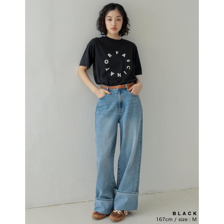 Tシャツ レディース トップス 半袖 カットソー 丸首 接触冷感 ひんやり UVカット 紫外線対策 日焼け対策[mb] | Re:EDIT | 12