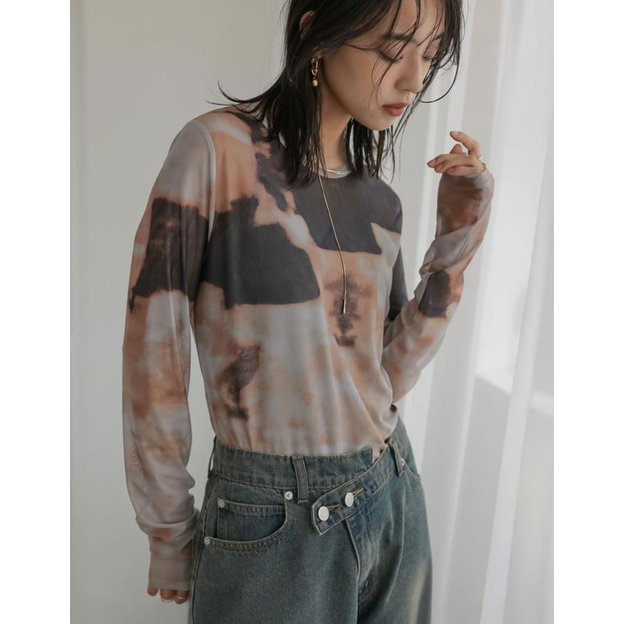 Re:EDIT トップス レディース カットソー Tシャツ シアー Re:EDIT トップス レディース カットソー Tシャツ シアー