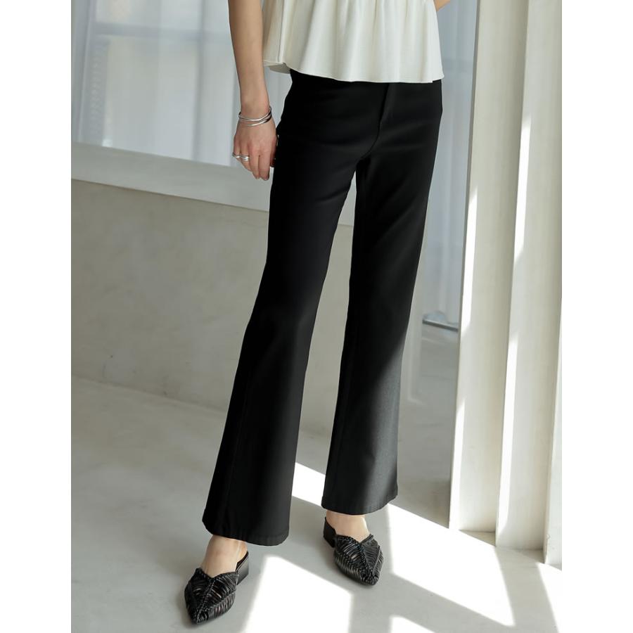 Re:EDIT（リエディ） パンツ レディース キックフレア フィット ラク