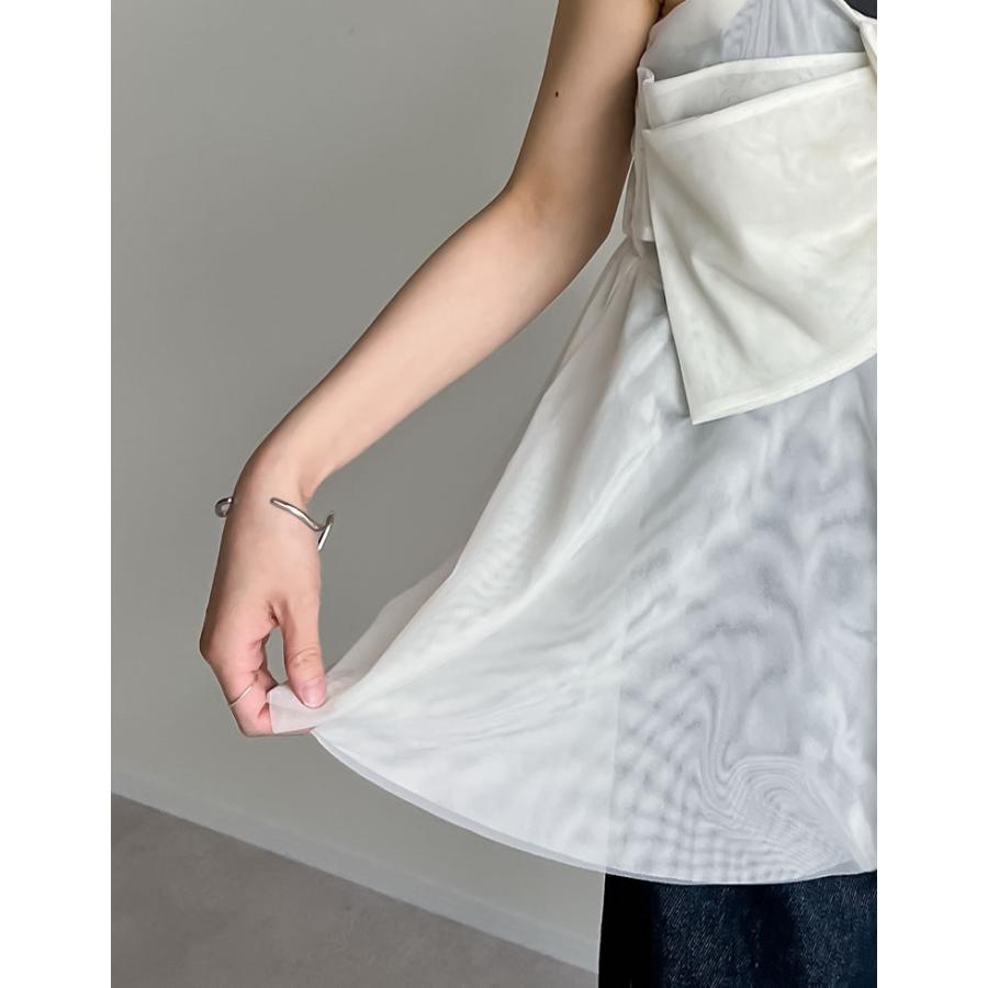 Re:EDIT（リエディ） キャミソール レディース ビスチェ チュール