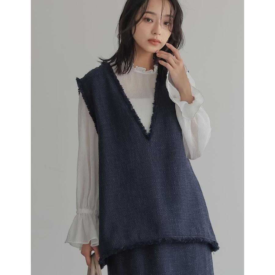 Re:EDIT（リエディ） ベスト ジレ トップス レディース ノースリーブ