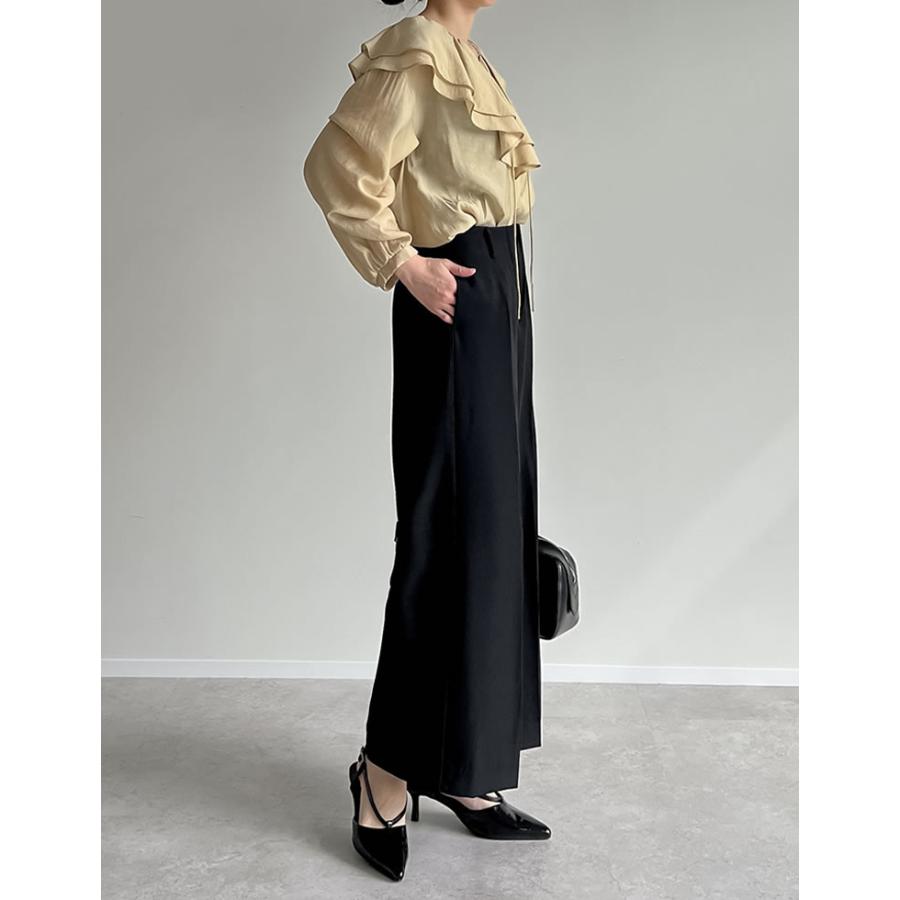 Re:EDIT（リエディ） パンツ ガウチョパンツ レディース 3色 低身長 高