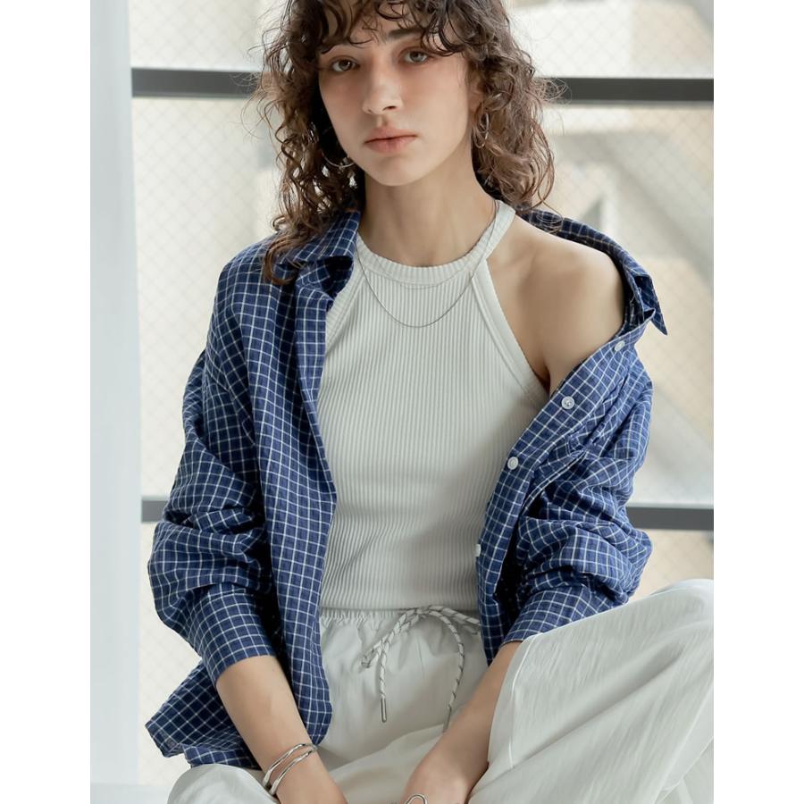 ブラトップ インナー トップス レディース 4色 M/L ホルターネック カップ付き 春夏 返品交換不可 | Re:EDIT | 16