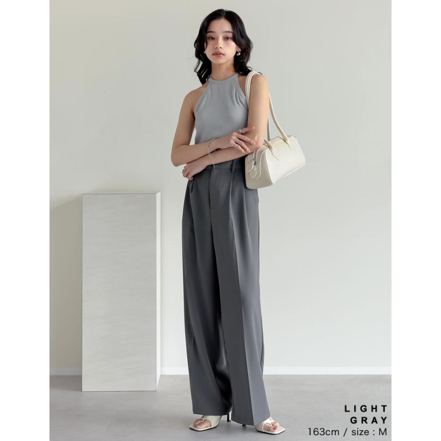 ブラトップ インナー トップス レディース 4色 M/L ホルターネック カップ付き 春夏 返品交換不可 | Re:EDIT | 18
