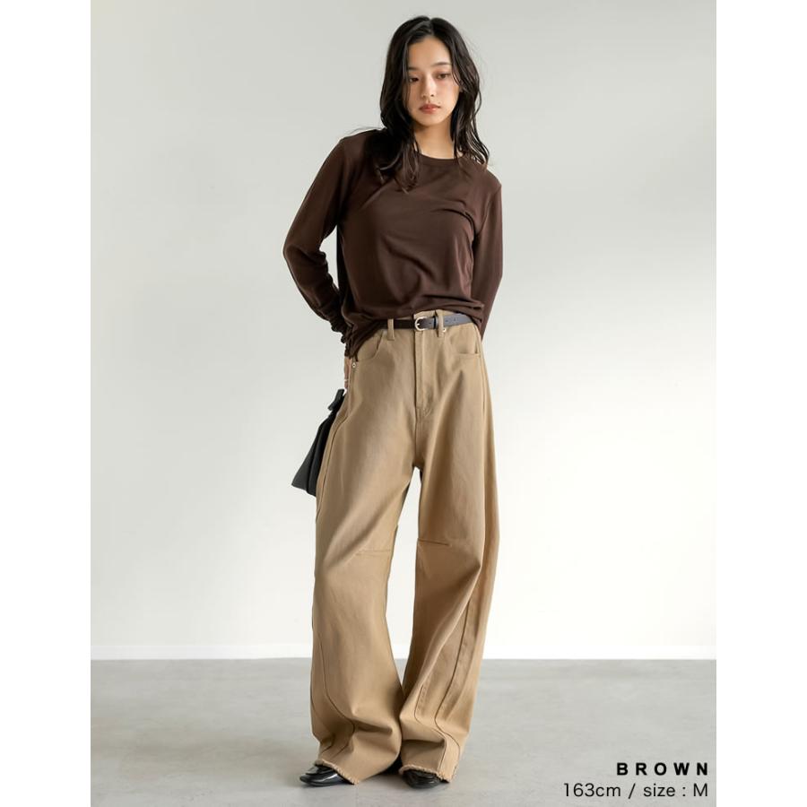 Re:EDIT（リエディ） ロンT Tシャツ レディース 7色 M/L トップス 長袖 