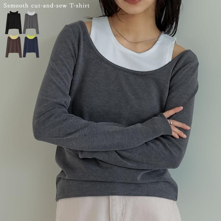 Re:EDIT（リエディ） カットソー ロングTシャツ レディース トップス T