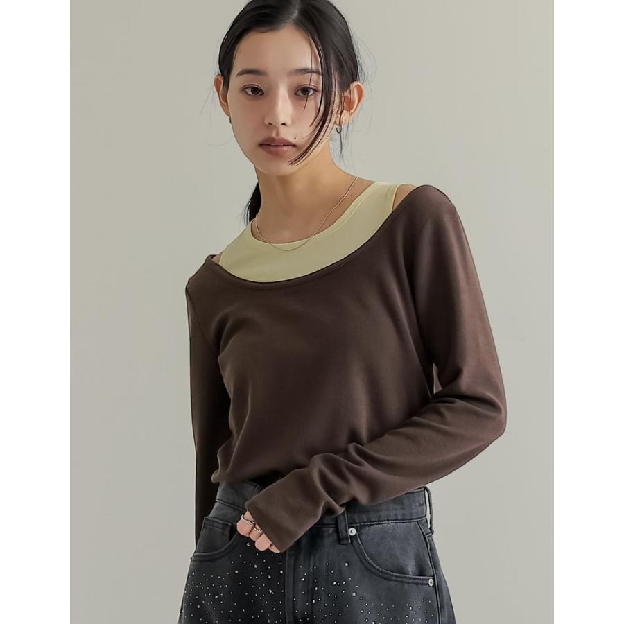 Re:EDIT（リエディ） カットソー ロングTシャツ レディース トップス T