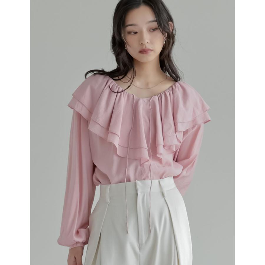Re:EDIT（リエディ） ブラウス トップス レディース 6色 M/L 長袖 プル